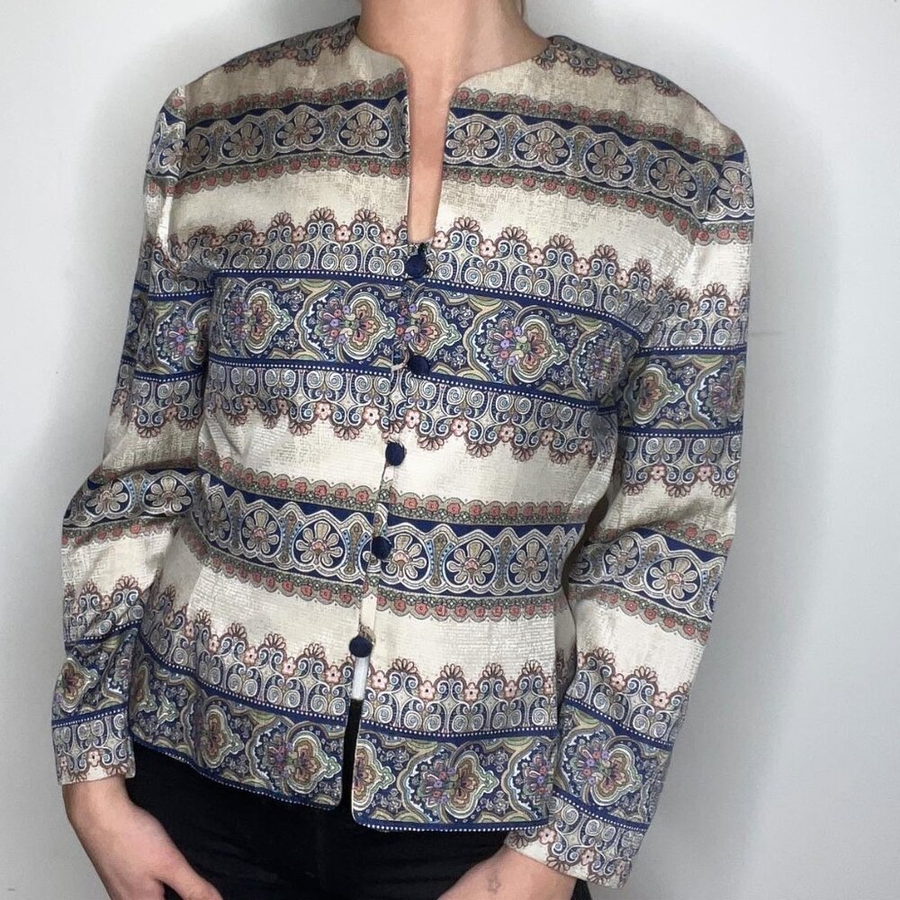 SAFESILK BY ADRIANNA PAPELL BUTTON DOWN BLOUSE